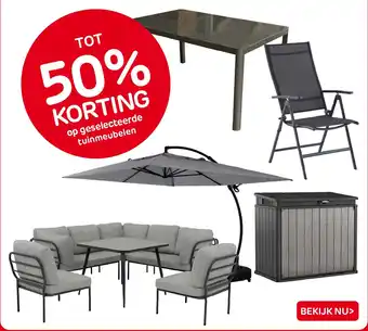 Praxis Op geselecteerde tuinmeubelen aanbieding