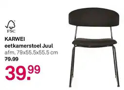 Karwei KARWEI eetkamerstoel Juul aanbieding