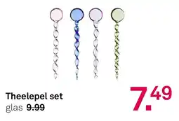 Karwei Theelepel set glas aanbieding
