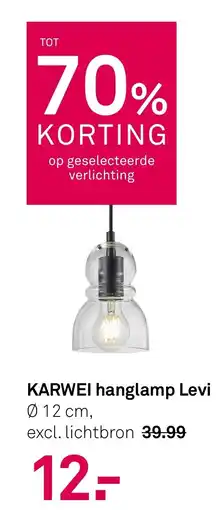 Karwei KARWEI hanglamp Levi aanbieding