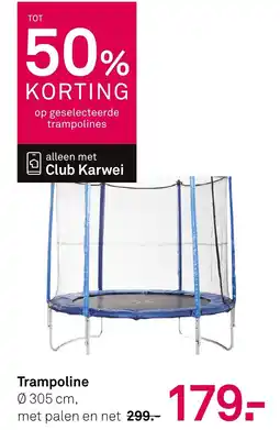 Karwei Trampoline aanbieding