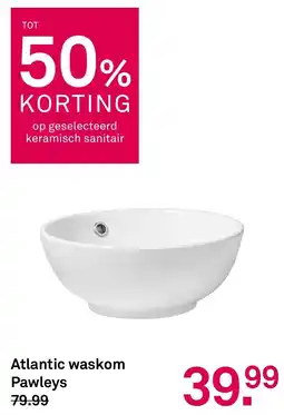 Karwei Atlantic waskom Pawleys aanbieding