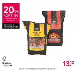 Karwei Briketten aanbieding