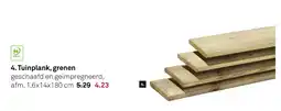 Karwei Tuinplank, grenen aanbieding