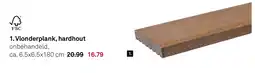 Karwei Vlonderplank, hardhout aanbieding