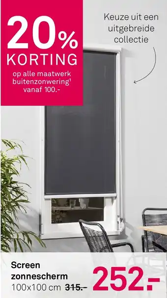 Karwei Screen zonnescherm aanbieding