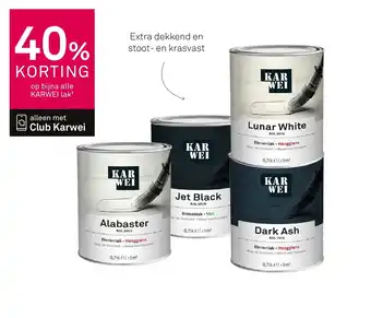 Karwei Op bijna alle karwei lak aanbieding