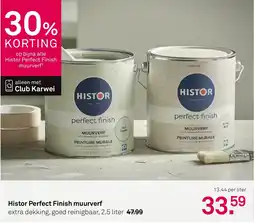 Karwei Histor Perfect Finish muurverf aanbieding