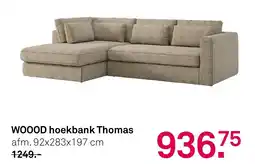 Karwei WOOOD hoekbank Thomas aanbieding