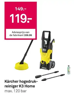 Karwei Kärcher hogedruk reiniger K3 Home aanbieding