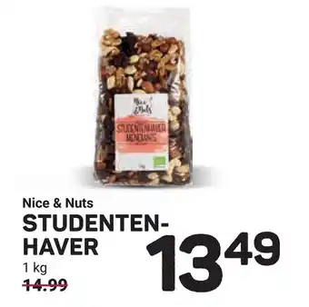 Ekoplaza Nice & nuts studenten haver aanbieding