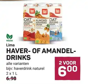 Ekoplaza Haver of amandel drinks aanbieding