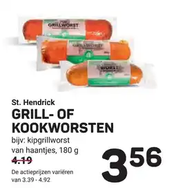 Ekoplaza St. hendrick grill of kookworsten aanbieding
