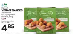 Ekoplaza Biovecci vegan snacks aanbieding