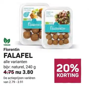 Ekoplaza Florentin falafel aanbieding