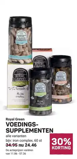 Ekoplaza Royal green voedings supplementen aanbieding