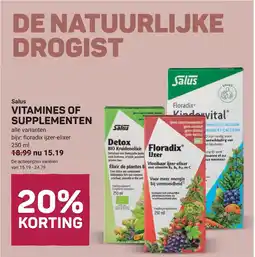 Ekoplaza Salus vitamines of supplementen aanbieding