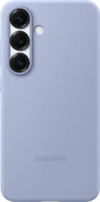 Coolblue Samsung Galaxy S25 Siliconen Back Cover Lichtblauw aanbieding