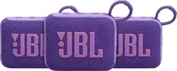Coolblue JBL Go 4 Paars 3-pack aanbieding
