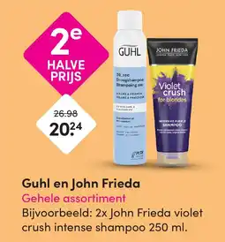 DA Guhl en John Frieda aanbieding
