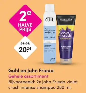 DA Guhl en John Frieda aanbieding