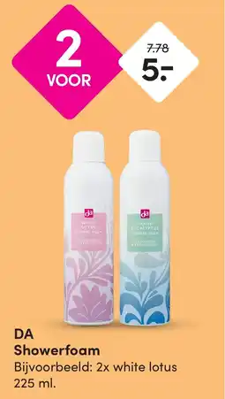 DA DA Showerfoam aanbieding