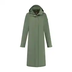 ANWB Mgo Lori Dames lange regenjas Groen aanbieding