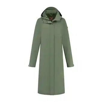 ANWB Mgo Lori Dames lange regenjas Groen aanbieding