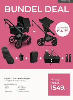 Prenatal Bugaboo Fox 5 kinderwagen aanbieding