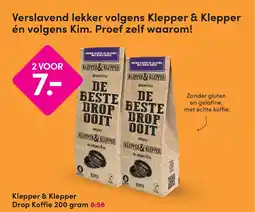 DA Klepper & Klepper Drop Koffie 200 gram aanbieding