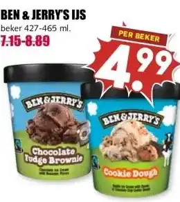 MCD Supermarkt BEN & JERRY'S IJS aanbieding