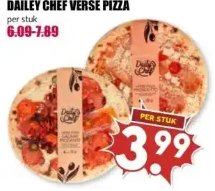 MCD Supermarkt DAILEY CHEF VERSE PIZZA aanbieding