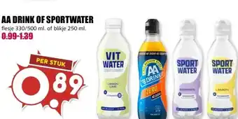 MCD Supermarkt AA DRINK OF SPORTWATER aanbieding