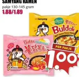 MCD Supermarkt SAMYANG RAMEN aanbieding