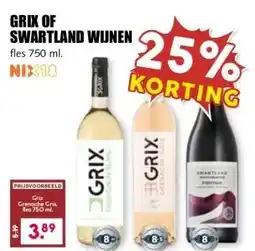 MCD Supermarkt GRIX OF SWARTLAND WIJNEN aanbieding