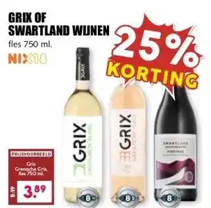 MCD Supermarkt GRIX OF SWARTLAND WIJNEN aanbieding