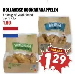 MCD Supermarkt HOLLANDSE KOOKAARDAPPELEN aanbieding
