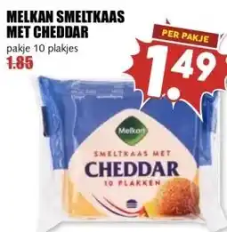 MCD Supermarkt MELKAN SMELTKAAS MET CHEDDAR aanbieding