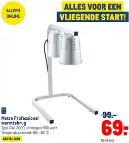 Makro Metro Professional warmtebrug aanbieding