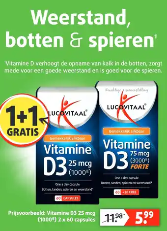 Lucovitaal Weerstand, botten & spieren 1 aanbieding