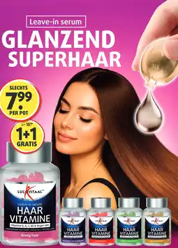 Lucovitaal Leave-in serum GLANZEND SUPERHAAR aanbieding