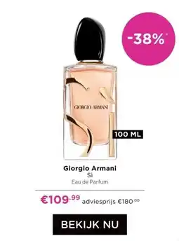 ICI Paris XL Giorgio Armani aanbieding