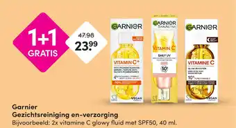 DA Garnier Gezichtsreiniging en verzorging aanbieding