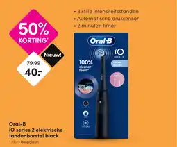 DA Oral-B iO series 2 elektrische tandenborstel black aanbieding