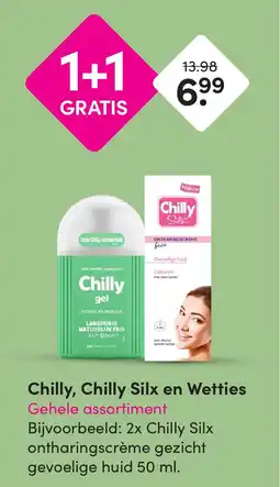 DA Chilly, Chilly Silx en Wetties aanbieding