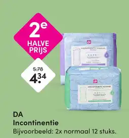 DA DA Incontinentie aanbieding