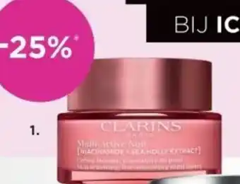 ICI Paris XL Clarins Multi-Active Night Cream aanbieding