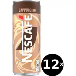 Jumbo Nescafé Cappuccino ijskoffie 12 x 250 ml aanbieding