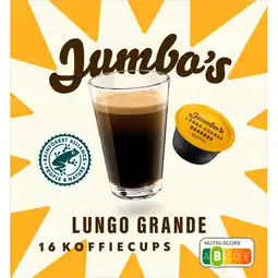 Jumbo Jumbo's Lungo Grande Koffiecups 16 Stuks aanbieding