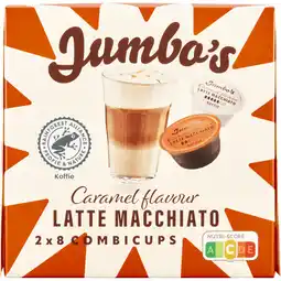 Jumbo Jumbo's Latte Macchiato Caramel Dolce Gusto 2 x 8 Stuks aanbieding